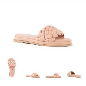 Seychelles Bellissima Braided Slide Nude